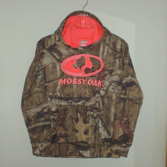 Mossy Oak girl's pullover camo hoodie - Picture 1 of 4